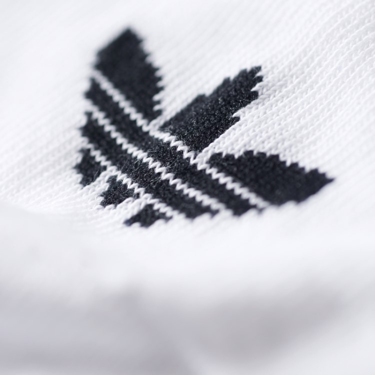 Meias Adidas Branco Trefoil Liner - 3 Pares