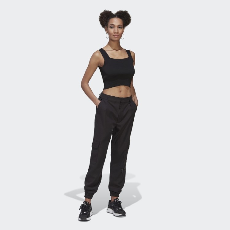 Calça Cargo De Alfaiataria Contemporânea Adicolor (gênero Neutro) Adidas Preta