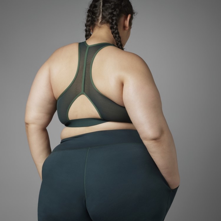 Sutiã Verde Autêntico Balance Yoga De Suporte Médio (tamanho Grande) Adidas