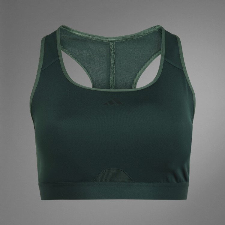 Sutiã Verde Autêntico Balance Yoga De Suporte Médio (tamanho Grande) Adidas