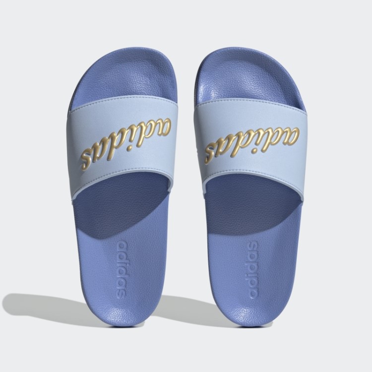 Chinelos De Banho Adilette Adidas Blue Dawn