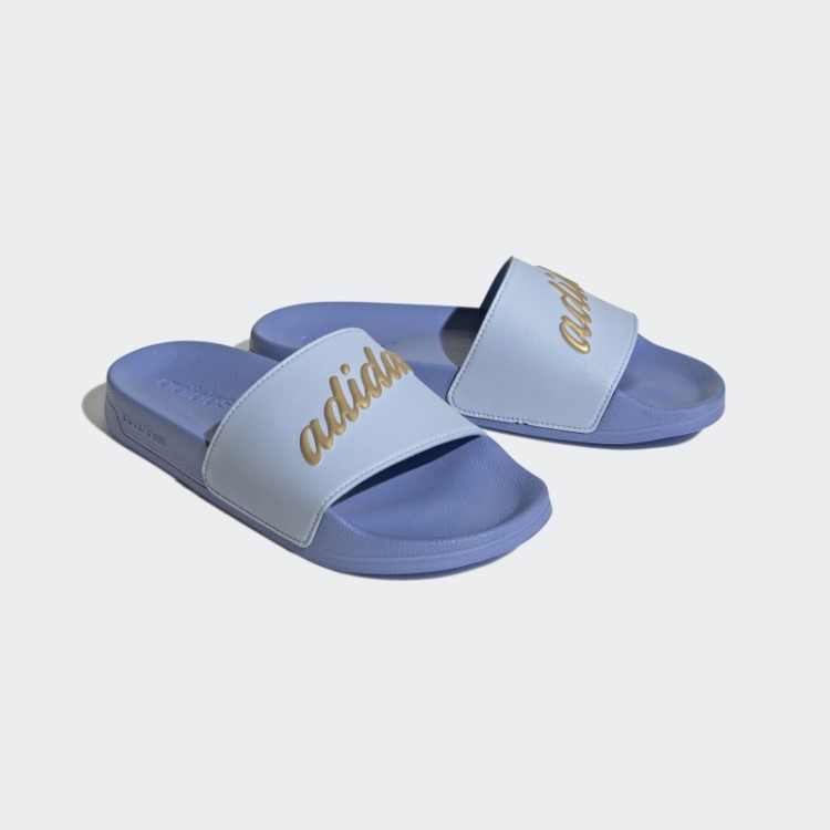 Chinelos De Banho Adilette Adidas Blue Dawn