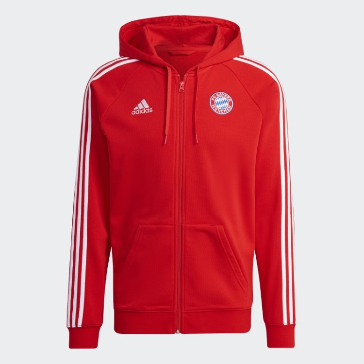 Moletom Com Capuz Vermelho Fc Bayern Dna Adidas