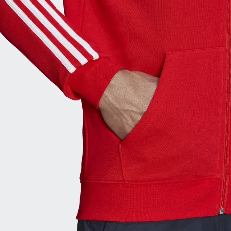 Moletom Com Capuz Vermelho Fc Bayern Dna Adidas