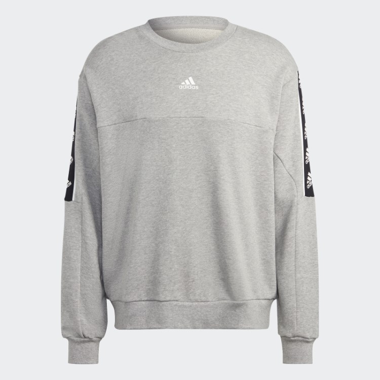 Moletom Brand Love Cinza Médio Adidas