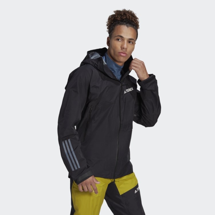 Jaqueta Preta Terrex Techrock Gore-tex Pro Adidas