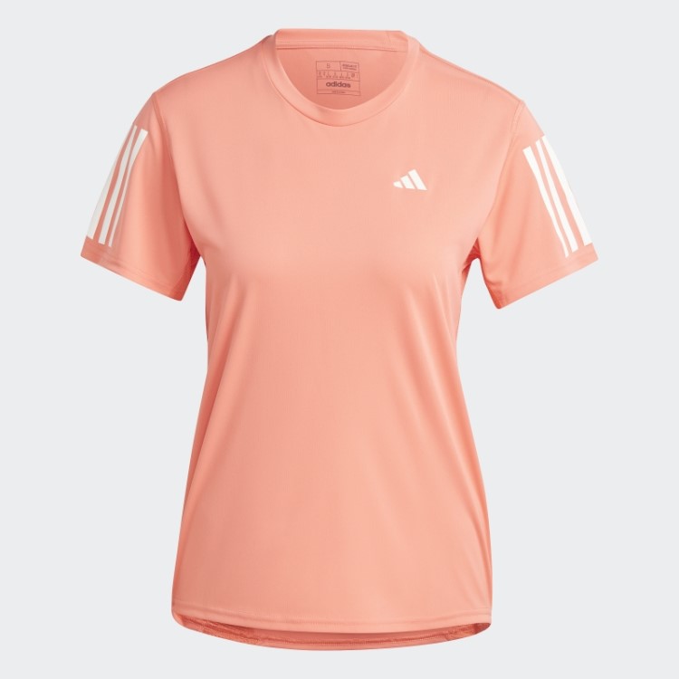 Adidas é Dona Da Camiseta Run Coral