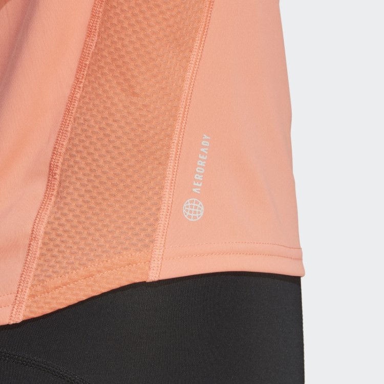 Adidas é Dona Da Camiseta Run Coral