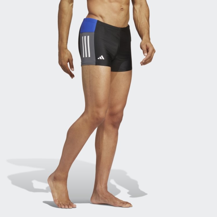 Cueca Boxer Colorblock Com As 3 Listras Pretas Adidas