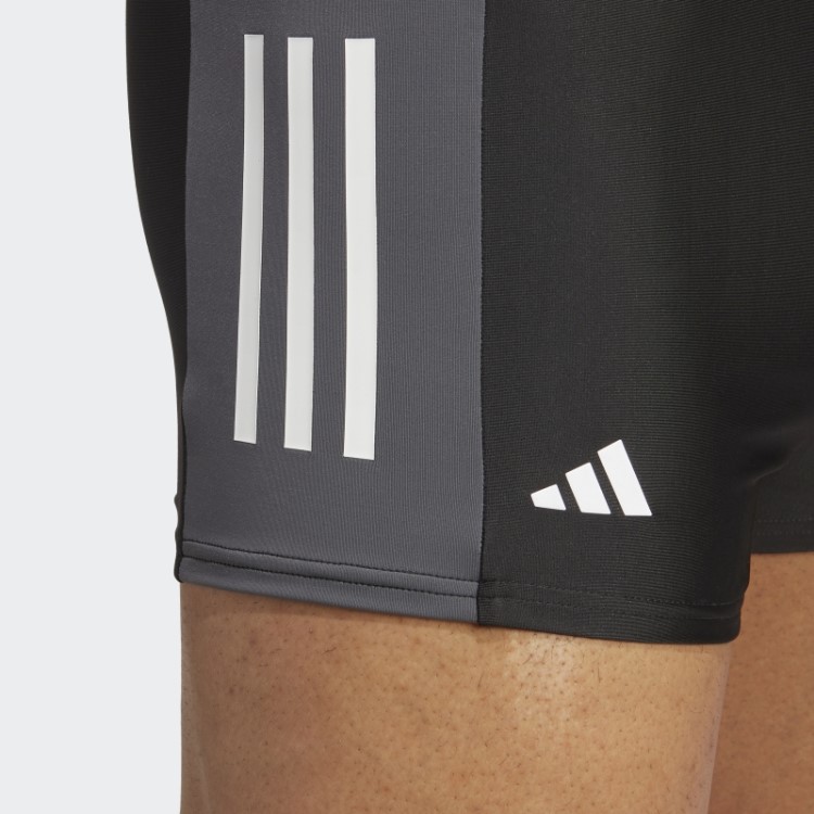 Cueca Boxer Colorblock Com As 3 Listras Pretas Adidas