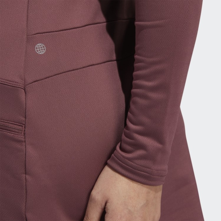 Vestido De Golfe De Tricô Adidas Warp Bordô