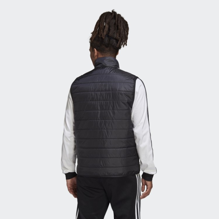 Colete Acolchoado Gola Alta Adidas Preto