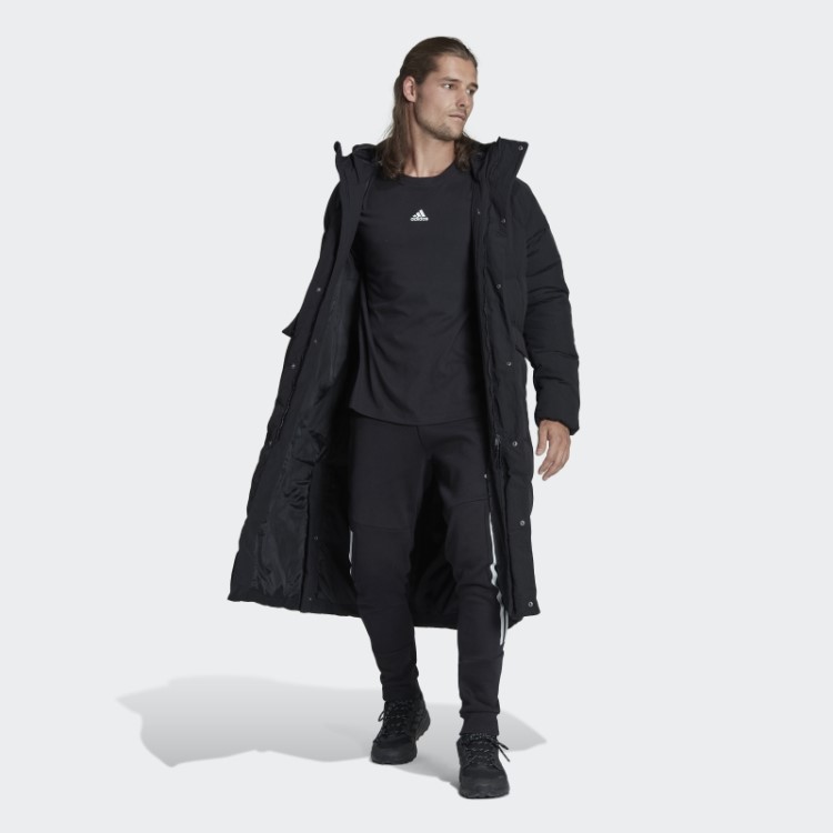 Casaco Big Baffle Down Preto Da Adidas