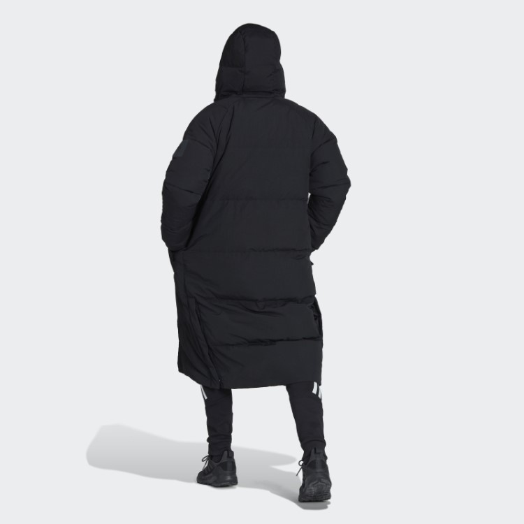 Casaco Big Baffle Down Preto Da Adidas
