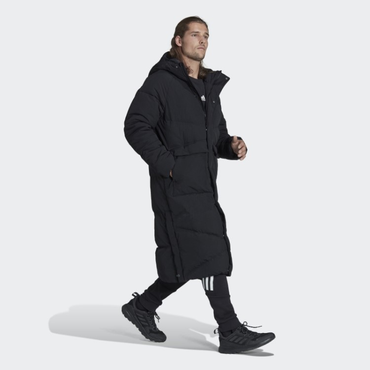 Casaco Big Baffle Down Preto Da Adidas