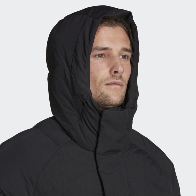 Casaco Big Baffle Down Preto Da Adidas