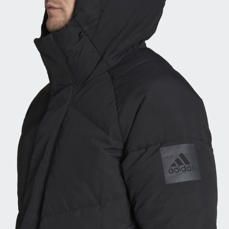 Casaco Big Baffle Down Preto Da Adidas
