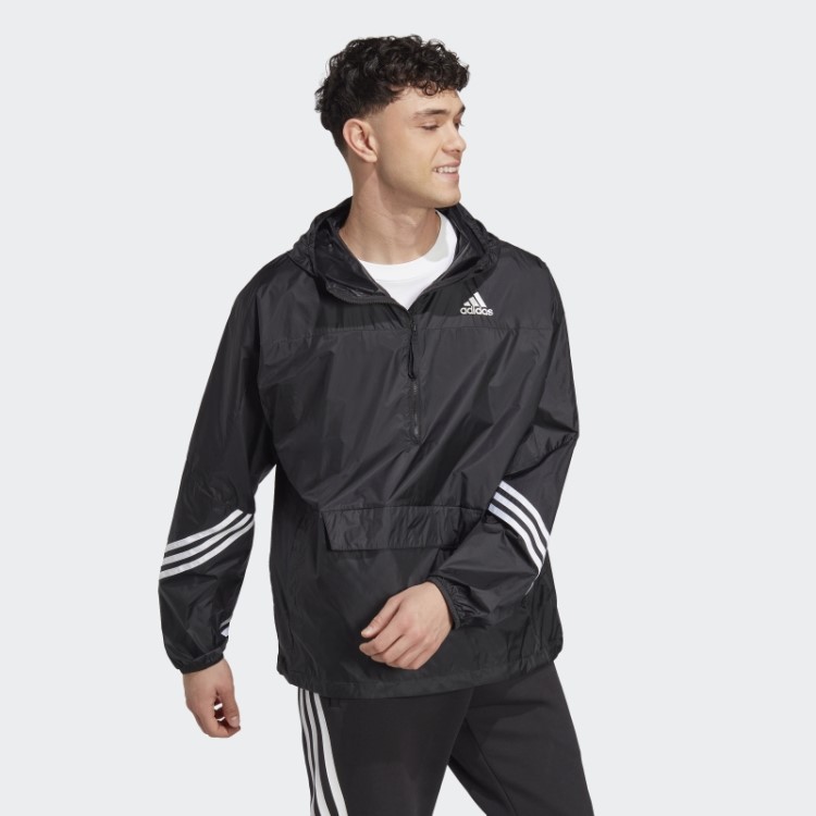 Adidas Black Wind.rdy Anoraque Com Capuz