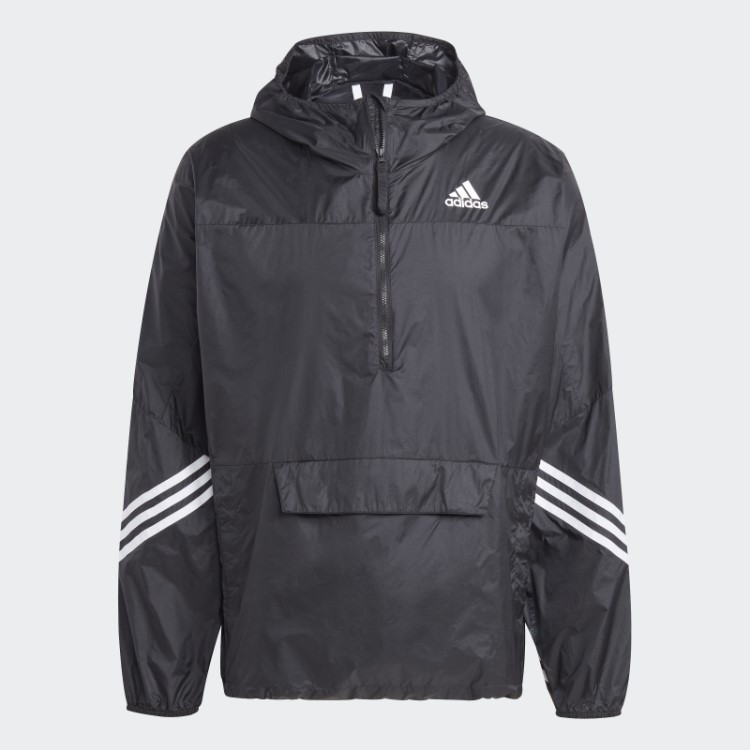 Adidas Black Wind.rdy Anoraque Com Capuz