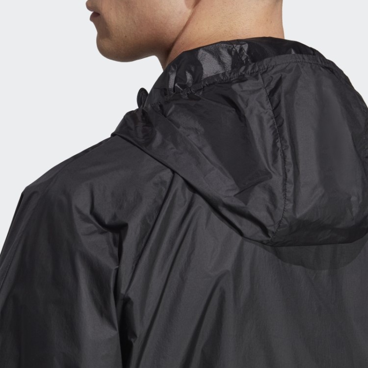 Adidas Black Wind.rdy Anoraque Com Capuz