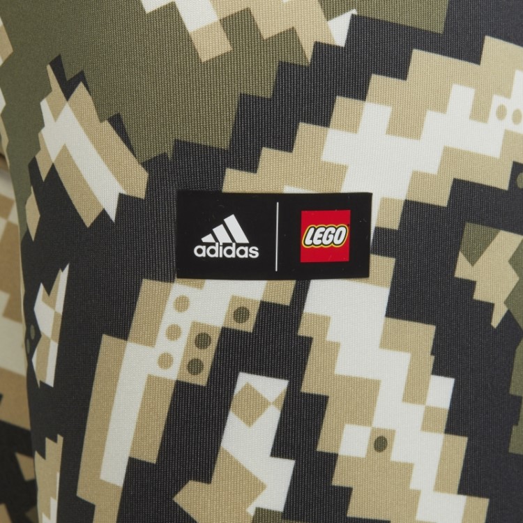 Meia-calça Adidas X Lego Baumhaus Olive Fashion