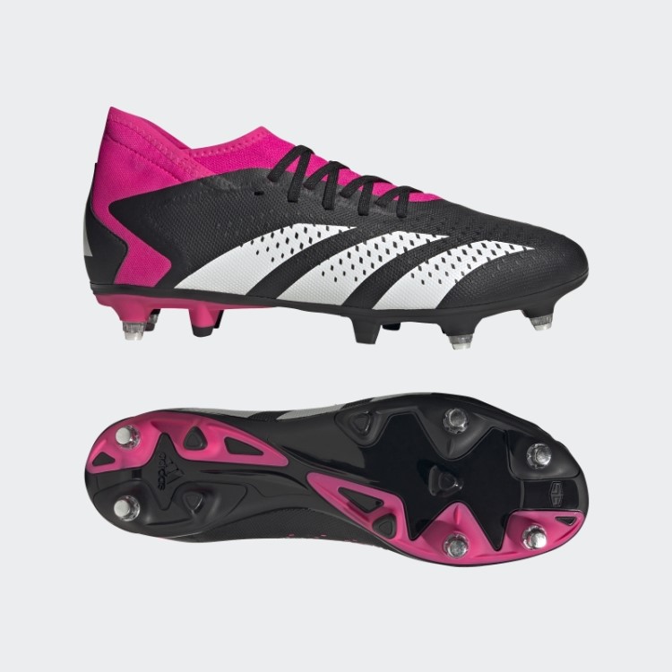 Rosa Adidas Predador Precisão.3 Botas De Chão Macio Moda