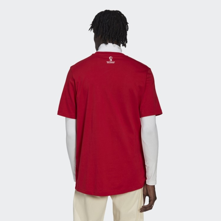 Camiseta Vermelha Da Copa Do Mundo Da Fifa 2022 Chile Adidas