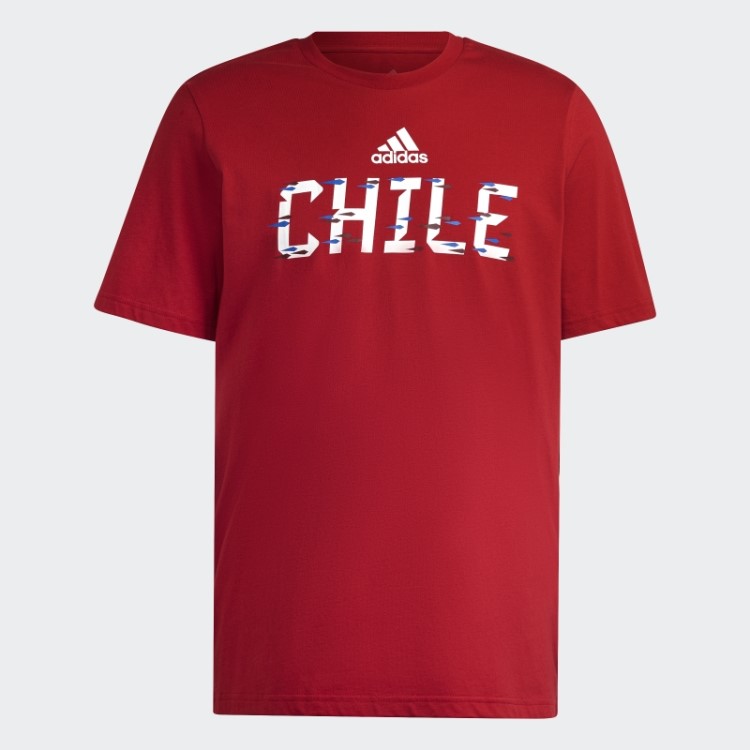 Camiseta Vermelha Da Copa Do Mundo Da Fifa 2022 Chile Adidas