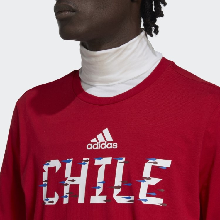 Camiseta Vermelha Da Copa Do Mundo Da Fifa 2022 Chile Adidas