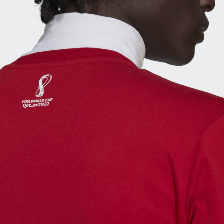 Camiseta Vermelha Da Copa Do Mundo Da Fifa 2022 Chile Adidas