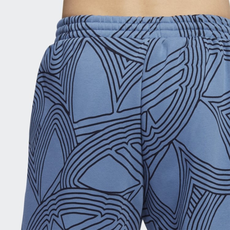 Short Original Do Clube Atlético Estampado Azul Adidas Alterado