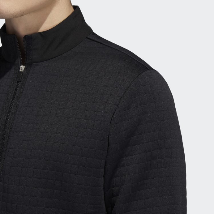 Pulôver Repelente De água 1/4 Zip Adidas Preto