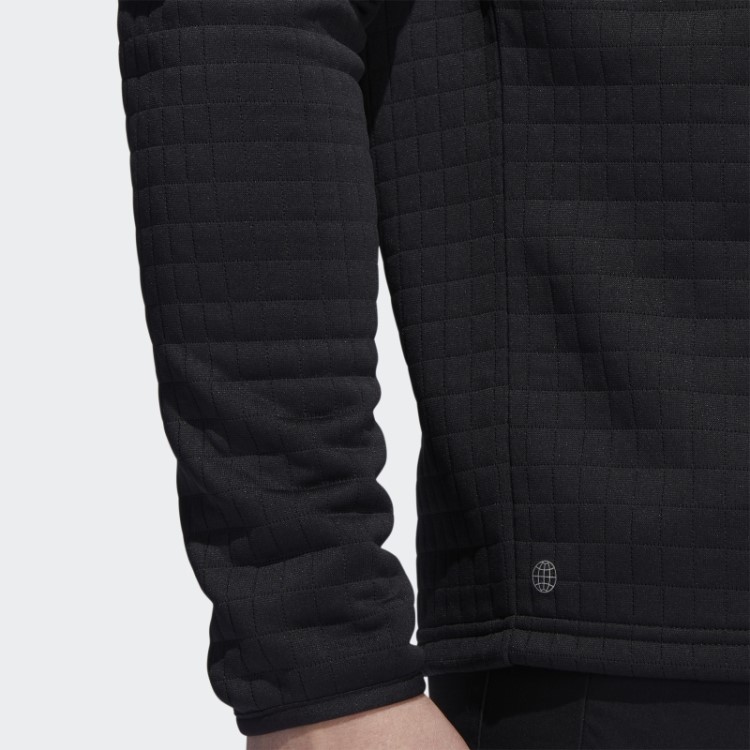 Pulôver Repelente De água 1/4 Zip Adidas Preto