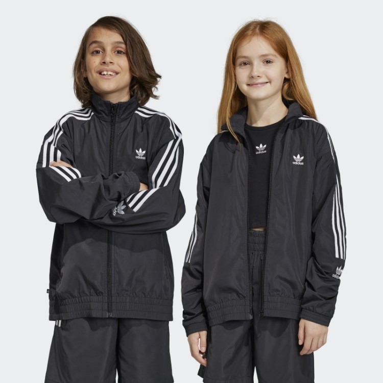 Jaqueta Preta Adidas Adicolor
