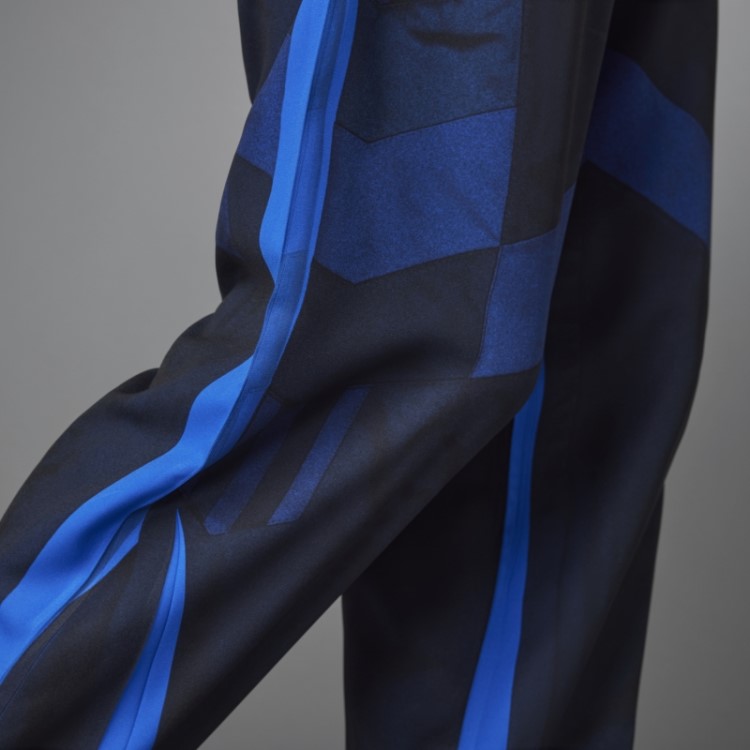 Calça De Treino De Futebol Adidas Azul Versão Em Tecido Azul