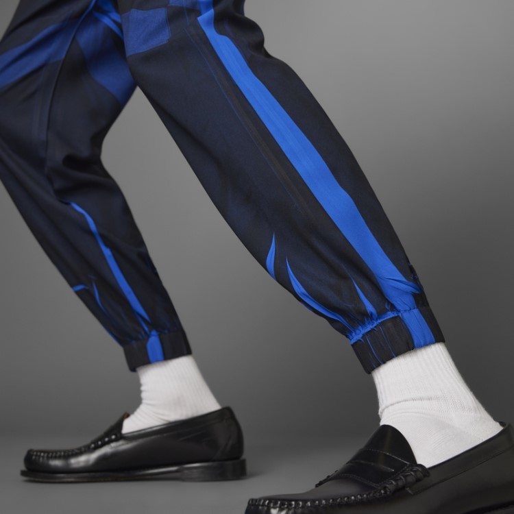 Calça De Treino De Futebol Adidas Azul Versão Em Tecido Azul