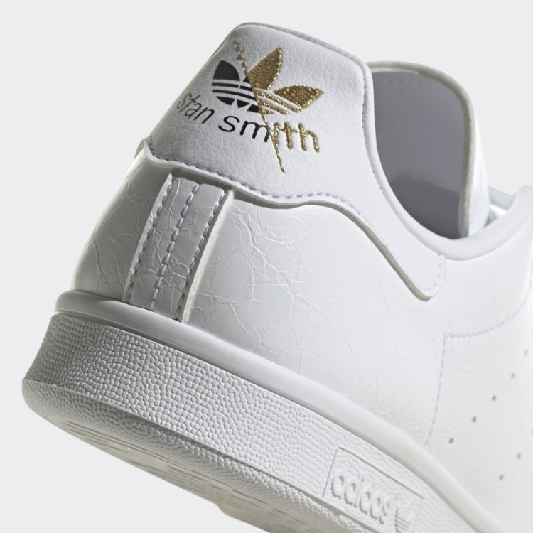 Sapatos Adidas Stan Smith Ouro Metálico Quente