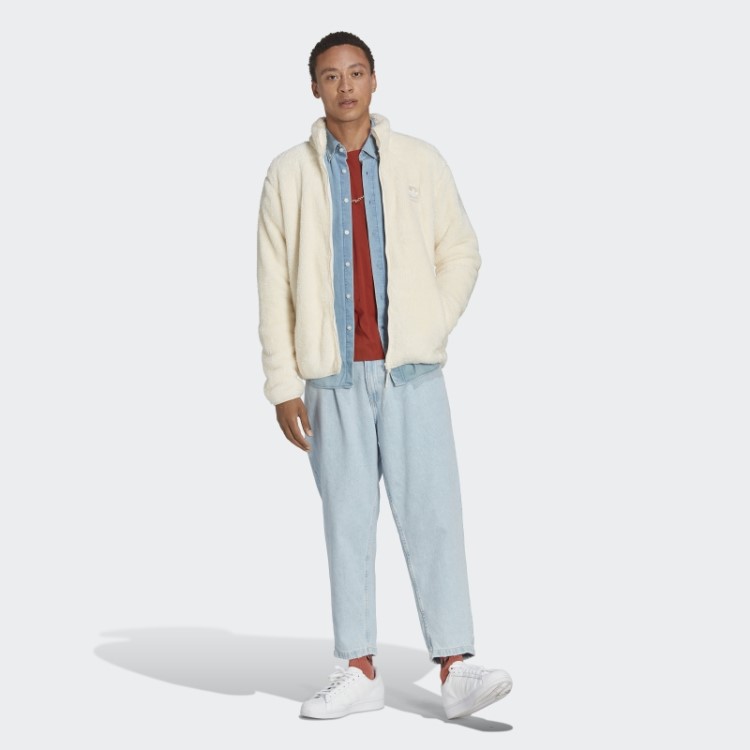 Essentials+ Jaqueta De Lã Macia Adidas Branca