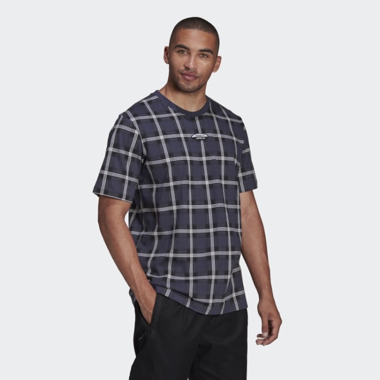 R.y.v. Xadrez T-shirt Multicolor Adidas