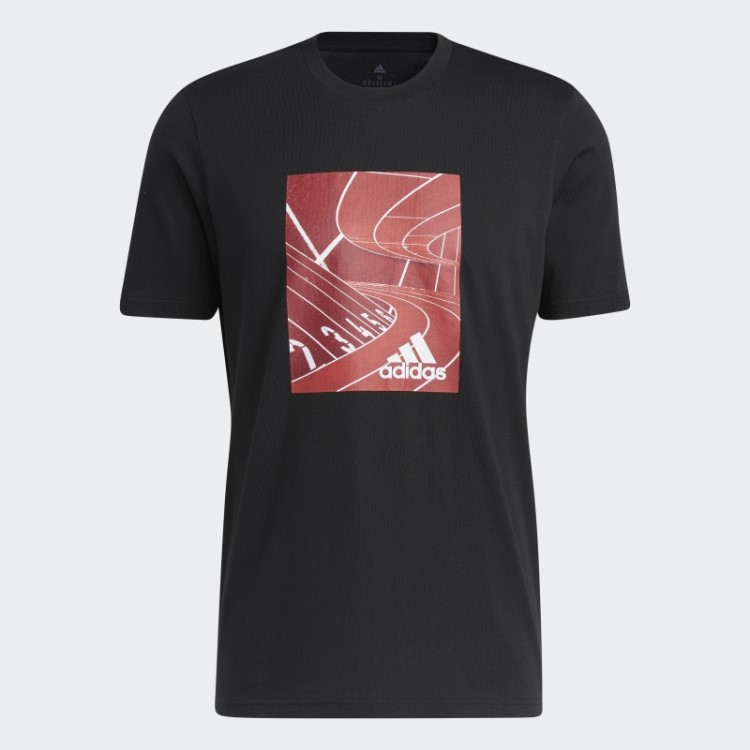 Basics Photo Real Graphic T-shirt Adidas Preta