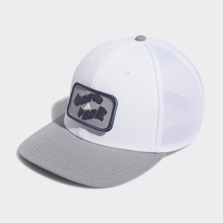 Boné Dois Em Um Com Patch Removível Branco Adidas