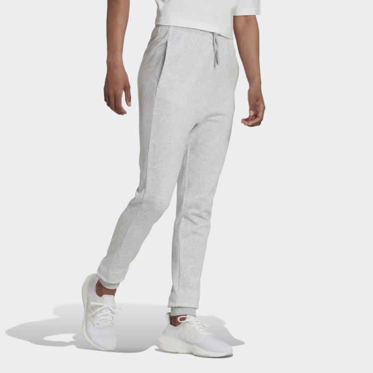 Calça Cintura Alta Adidas Cinza Claro Heather Studio Lounge