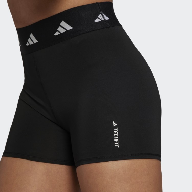 Leggings Curtas Pretas Adidas Techfit