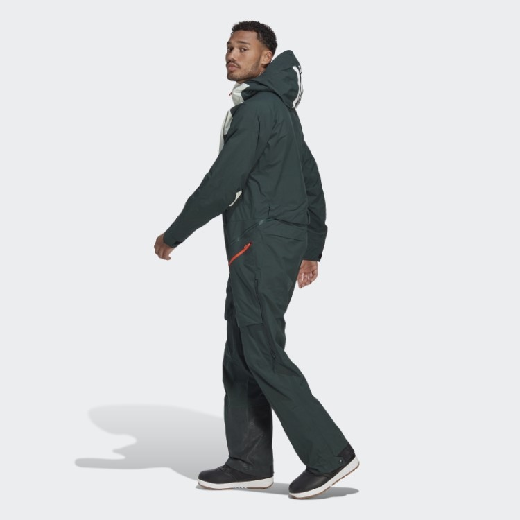 Terno De Neve Gore-tex Terrex De 3 Camadas Verde Adidas