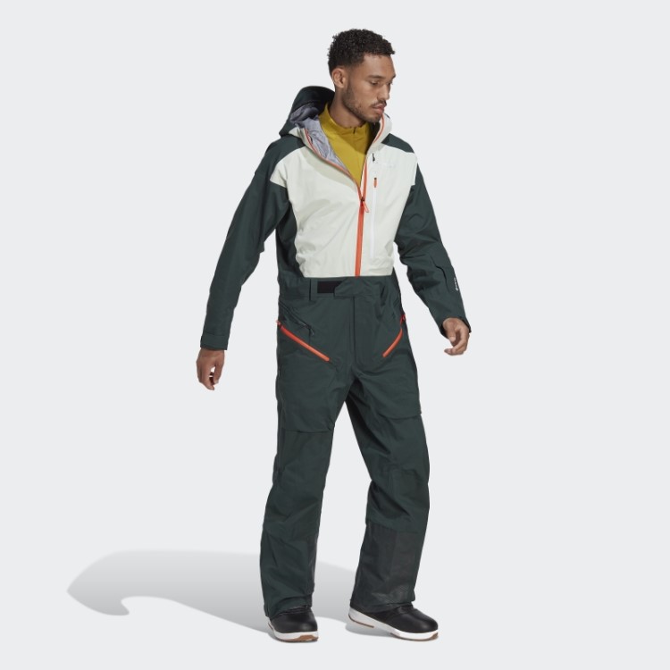Terno De Neve Gore-tex Terrex De 3 Camadas Verde Adidas