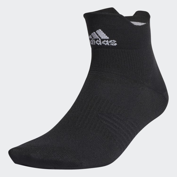 Meias De Corrida De Desempenho De Tornozelo Preto Adidas