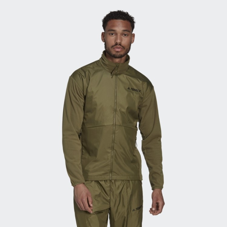 Jaqueta De Lã Multi Primegreen Wind Adidas Olive