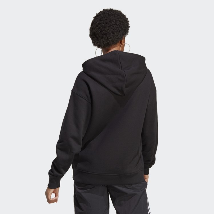 Moletom Preto Adidas Trefoil