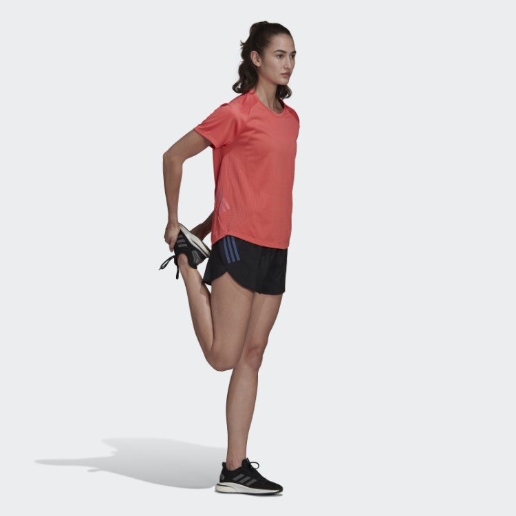 Bermuda Split Preta Adidas Adizero Running