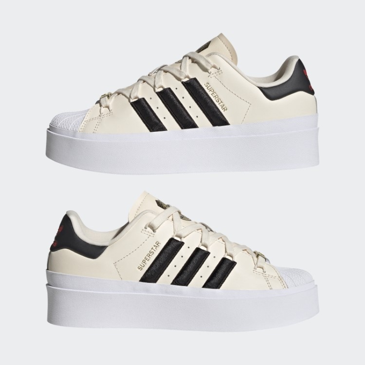 Sapatos Dourados Metálicos Adidas Superstar Bonega Quentes